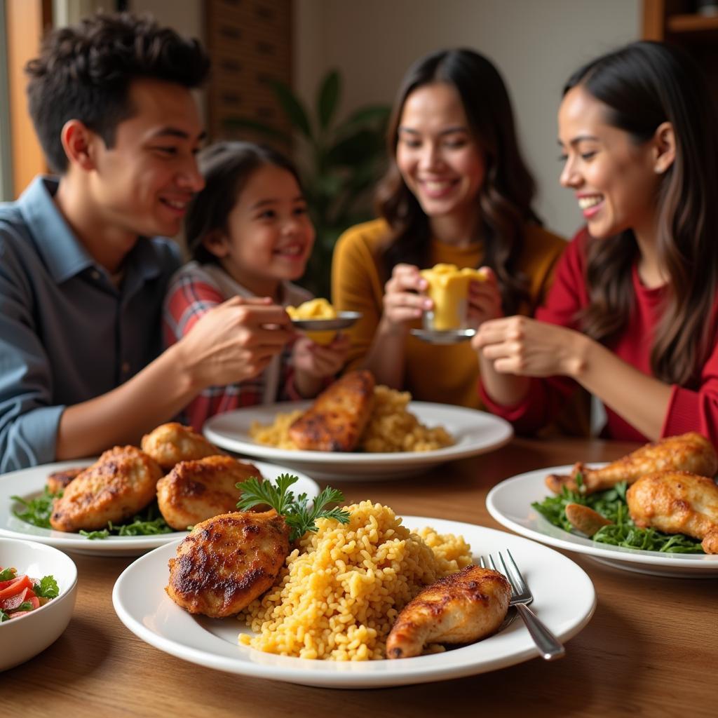 Soul Food Chicken and Rice: A Family Meal