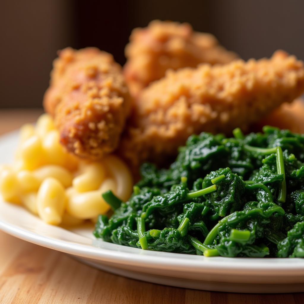 Soul Food Classics: Fried Chicken, Collard Greens, and Mac and Cheese