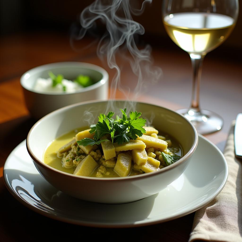 Southeast Asian Food and Wine Pairing: Thai Green Curry with Gewürztraminer