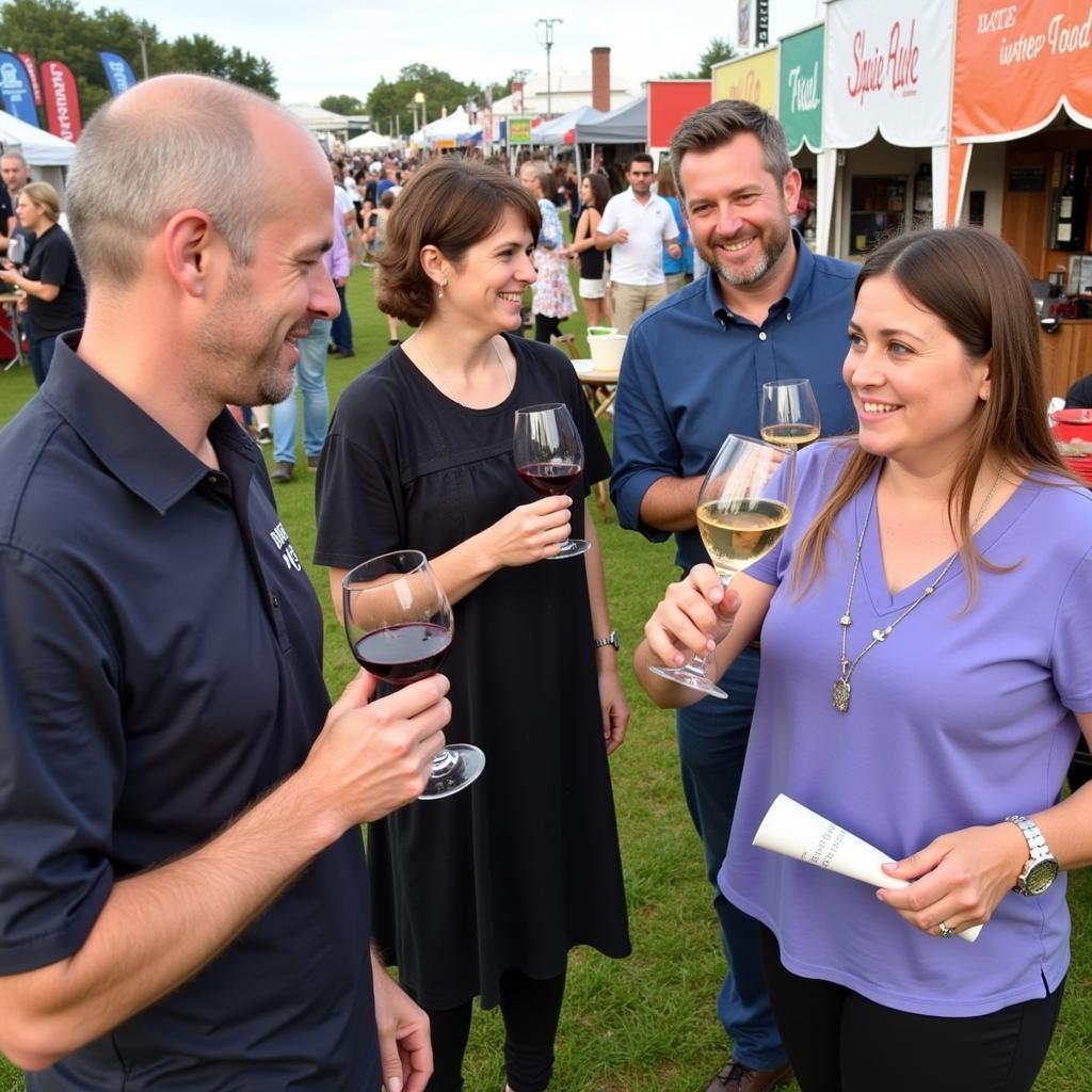 Wine Tasting at the Split Rock Wine and Food Festival