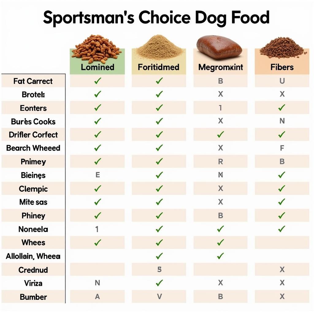 Comparing Sportsman's Choice with other brands