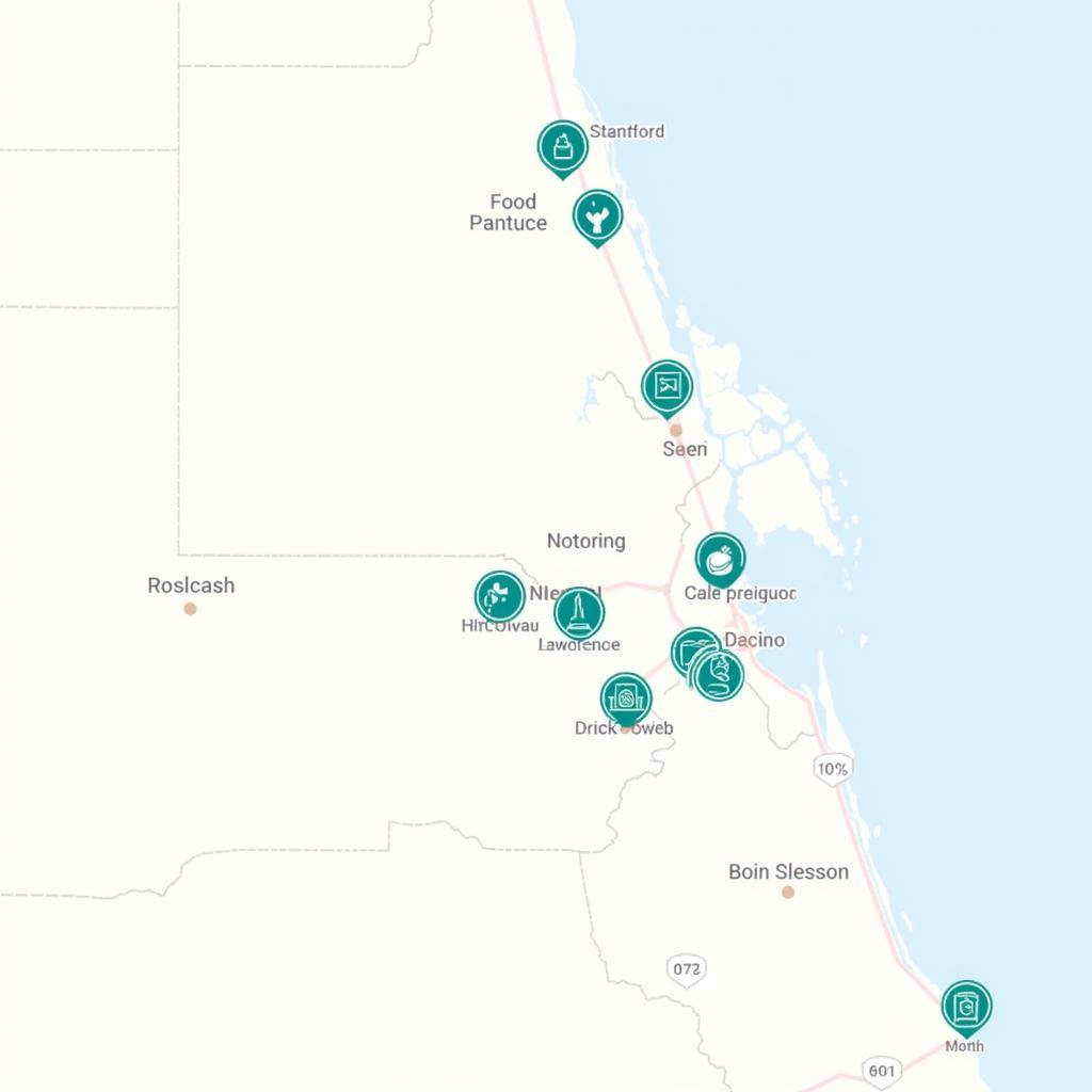 Spring Hill FL Food Pantry Locations Map