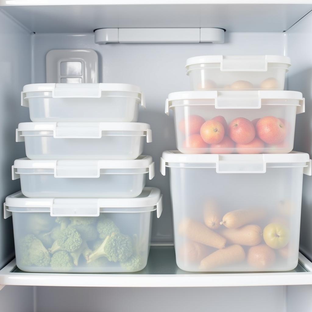 Stackable Polycarbonate Food Containers for Efficient Storage Organization