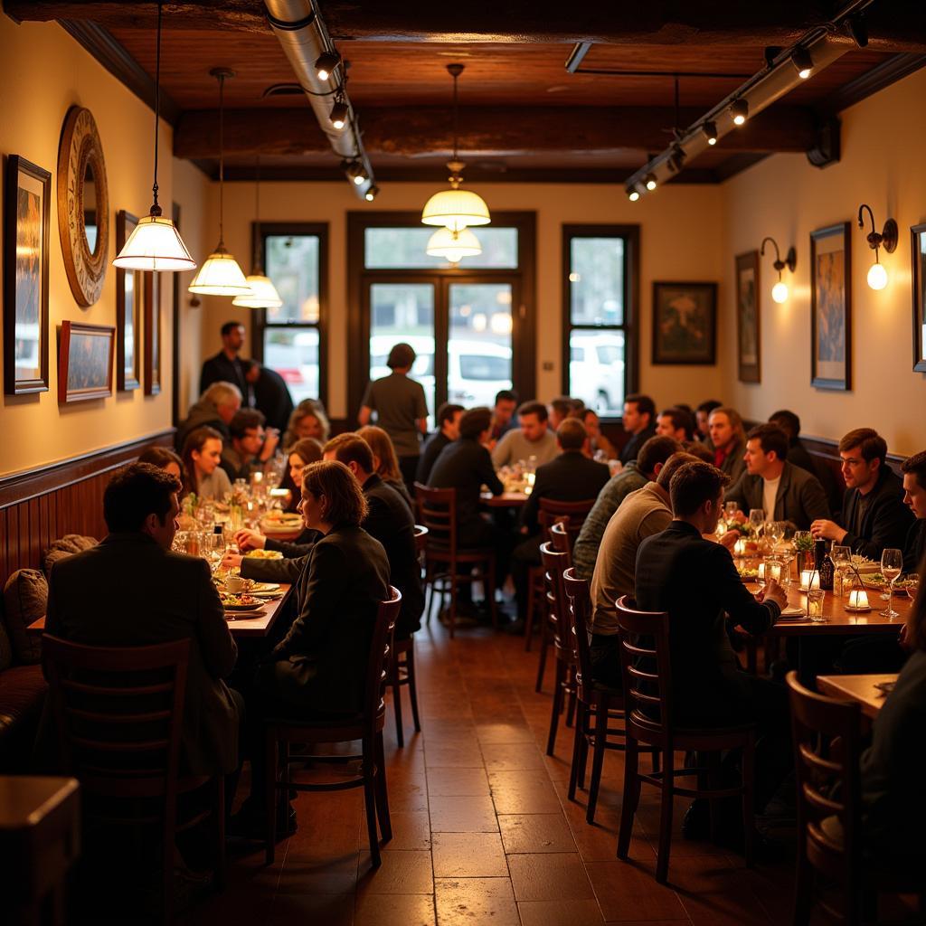 A bustling restaurant in State College