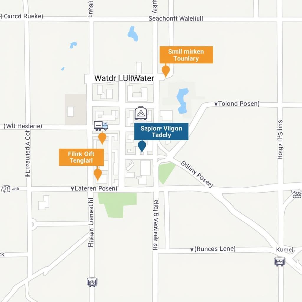 Map of Stillwater Food Truck Locations