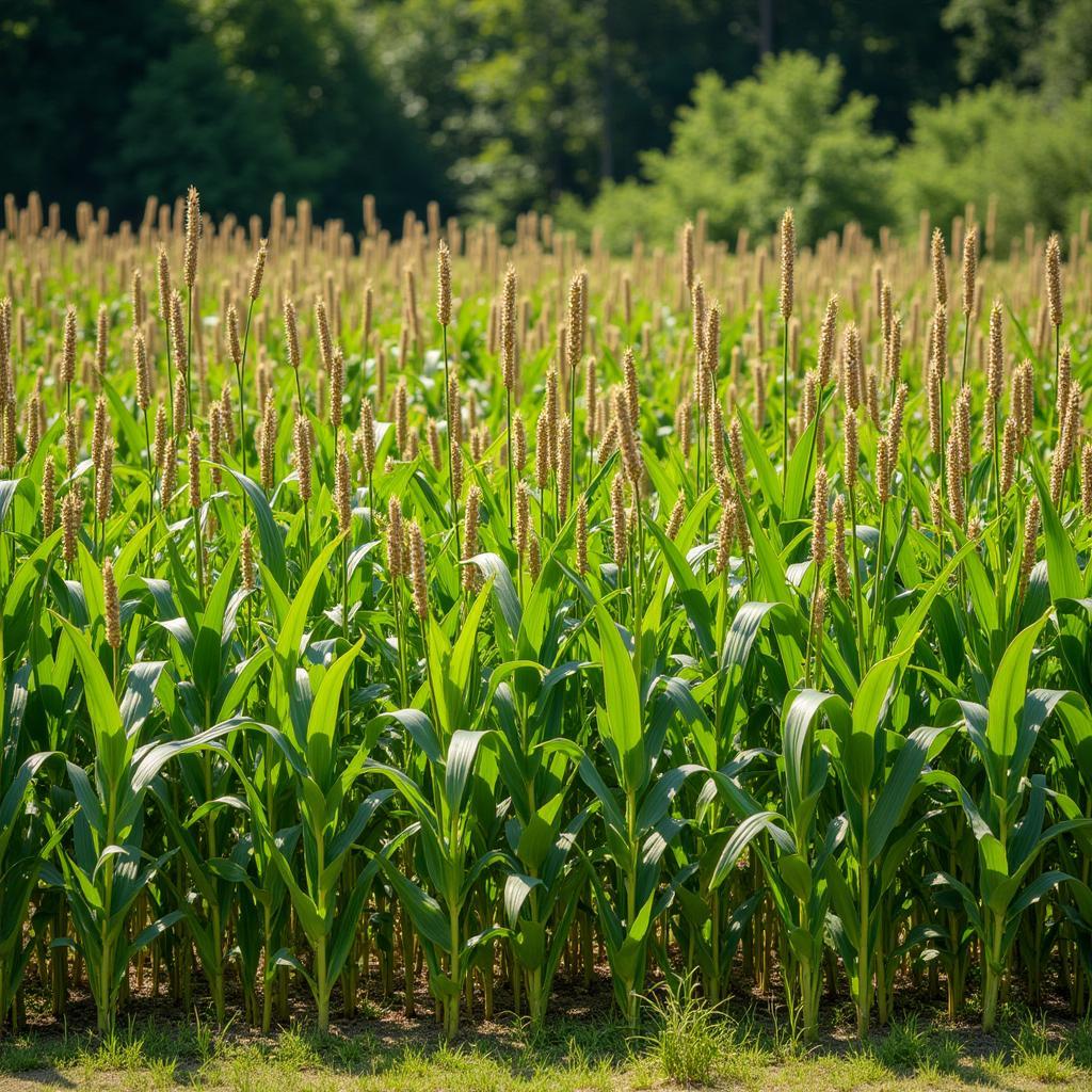 Summer Turkey Food Plot with Grains