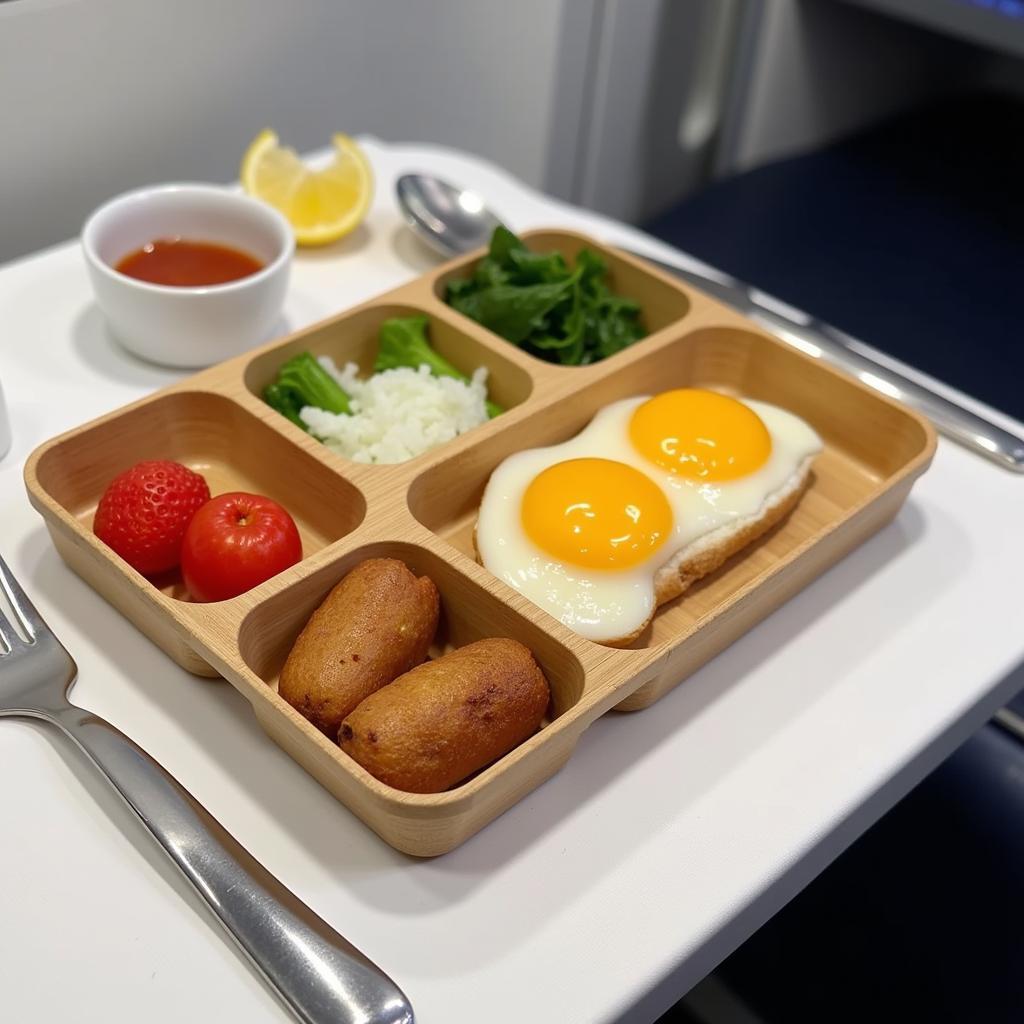 Sustainable Airplane Food Tray Made from Biodegradable Materials