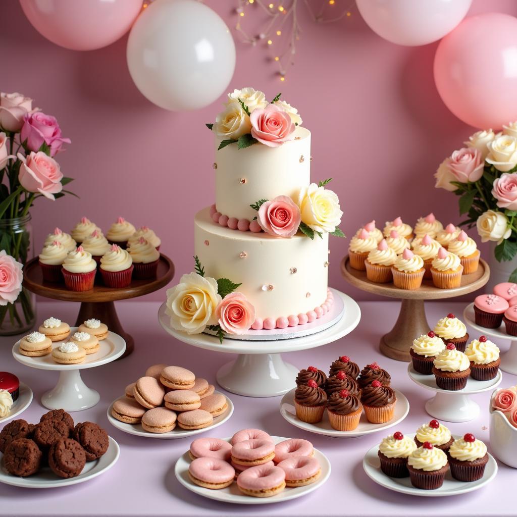 Decadent Dessert Table for Sweet 16