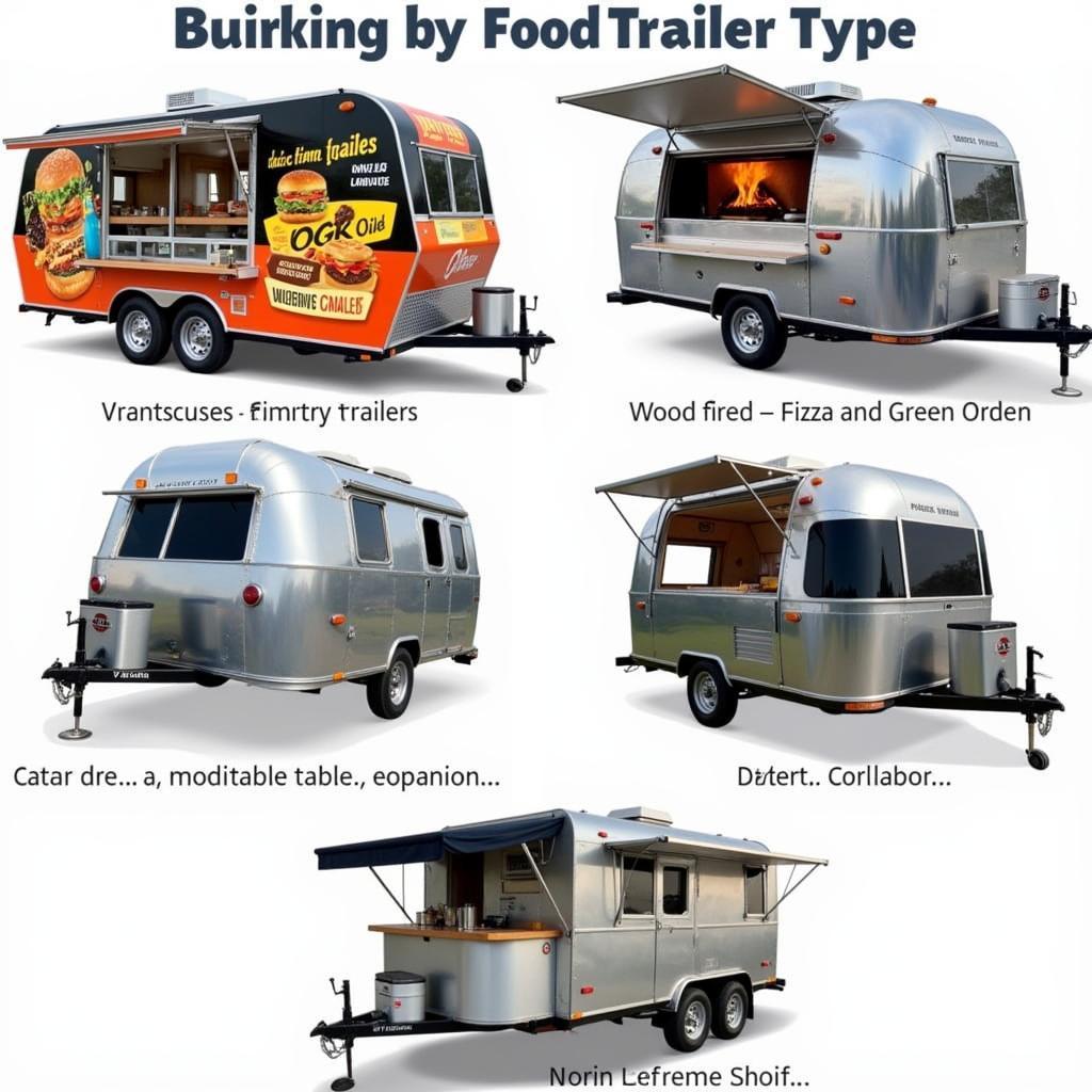 Various Food Trailer Types in Tampa