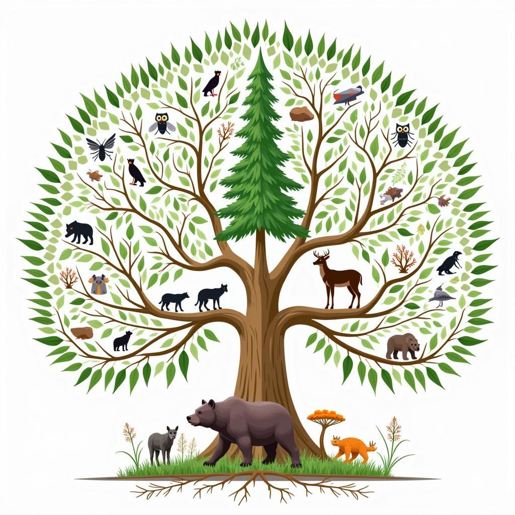 Temperate Rainforest Food Web Diagram