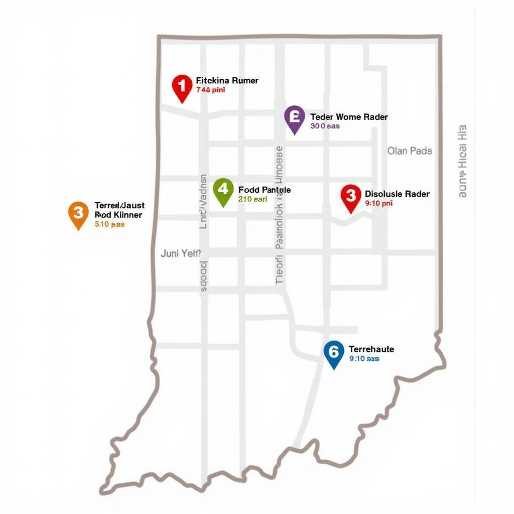 Terre Haute Food Pantry Locations Map