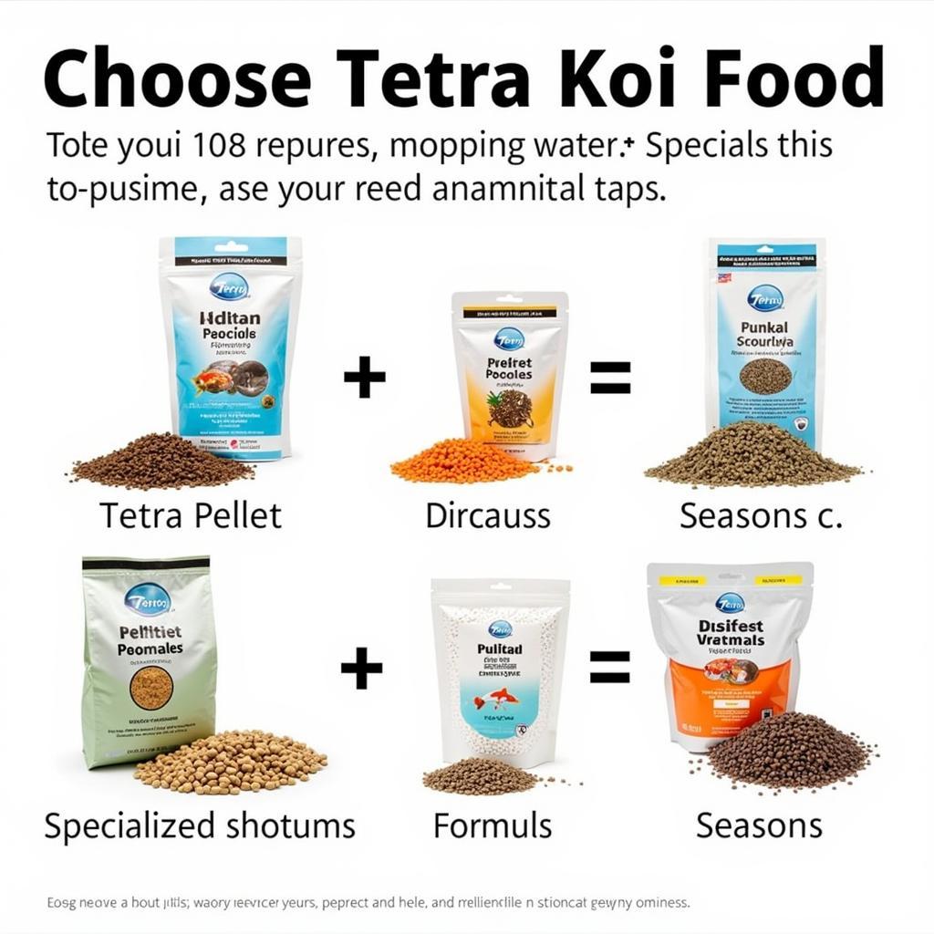 Different Types of Tetra Koi Food