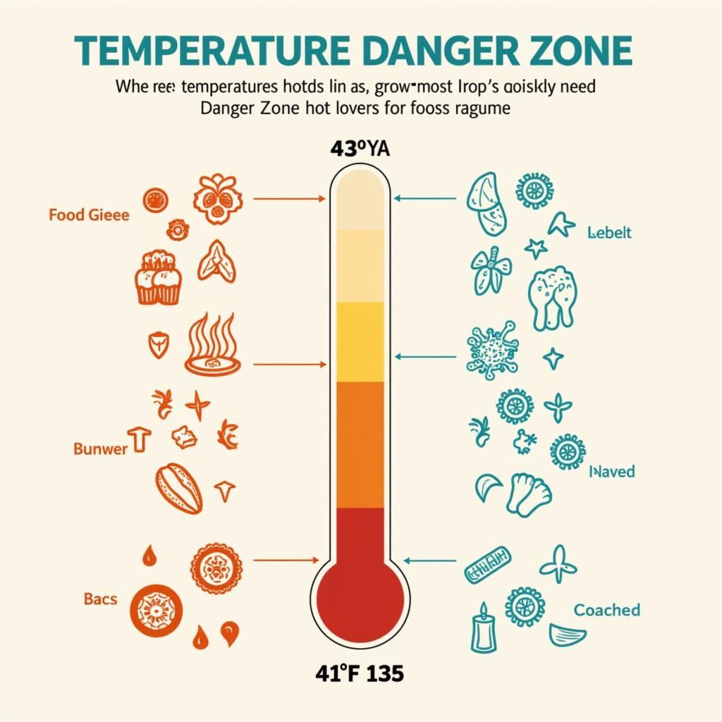 Texas Food Handlers Temperature Danger Zone Chart