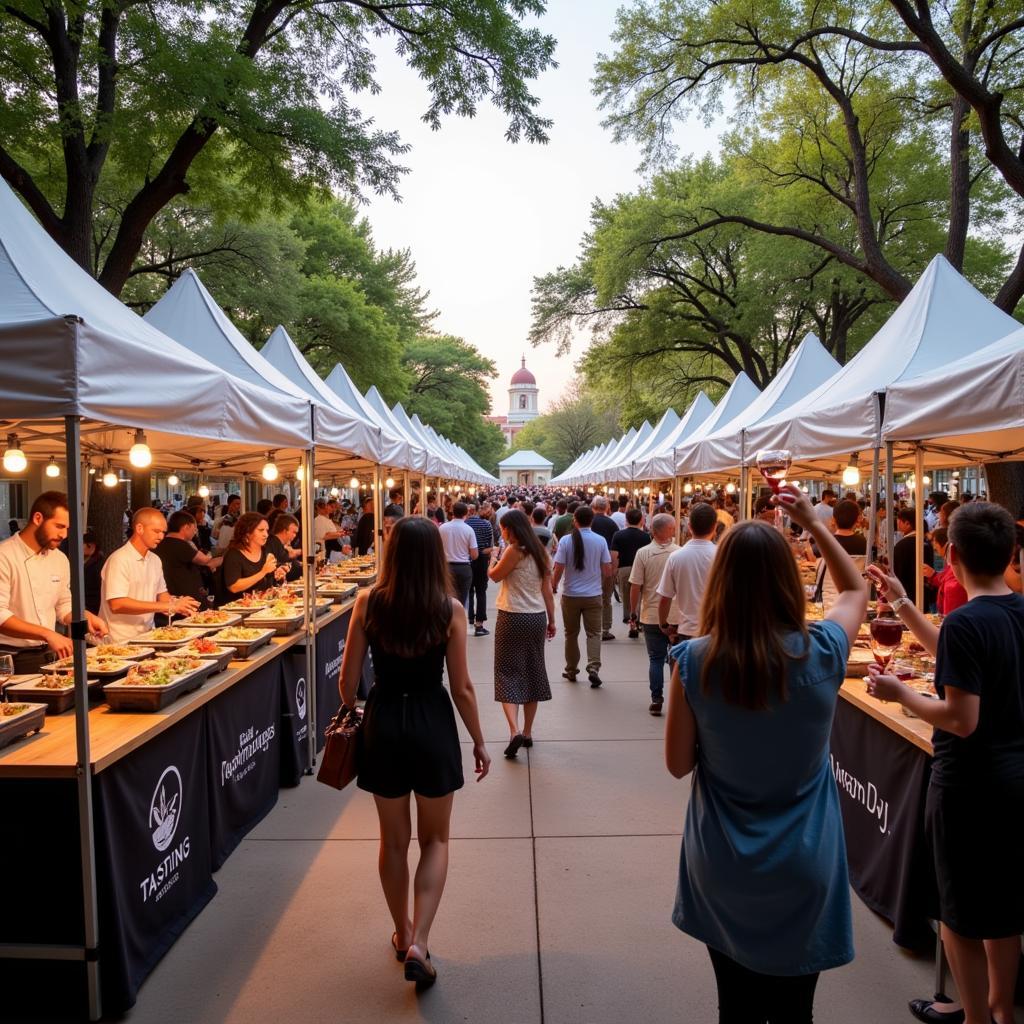 Texas Wine and Food Festival Scene