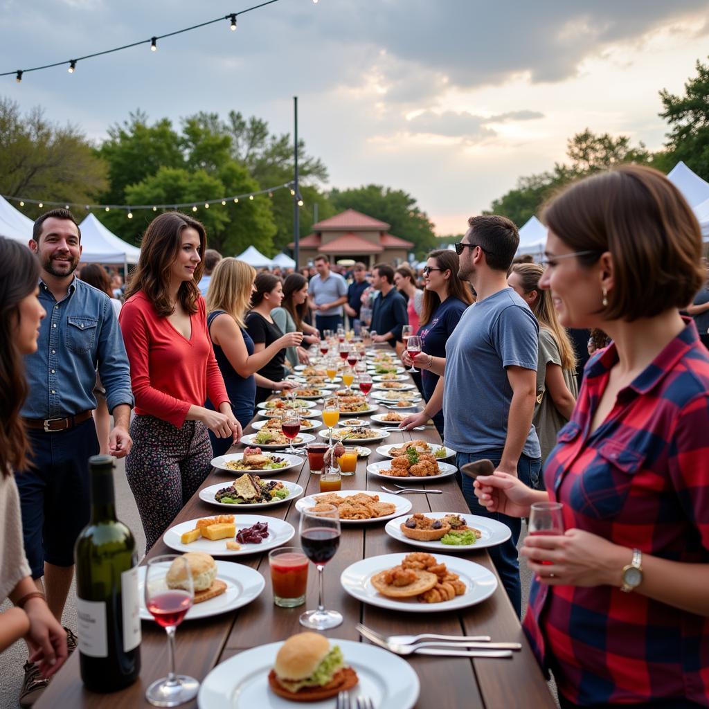 Texas Wine and Food Festival Scene