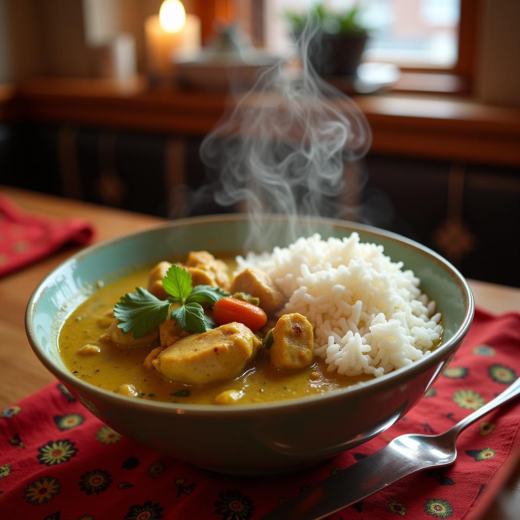 Thai Green Curry at a Rehoboth Beach Restaurant