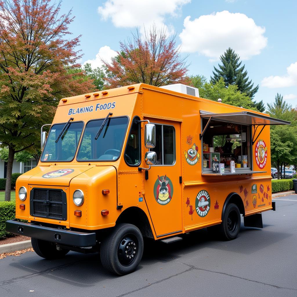 Themed Food Truck with Eye-Catching Exterior Design