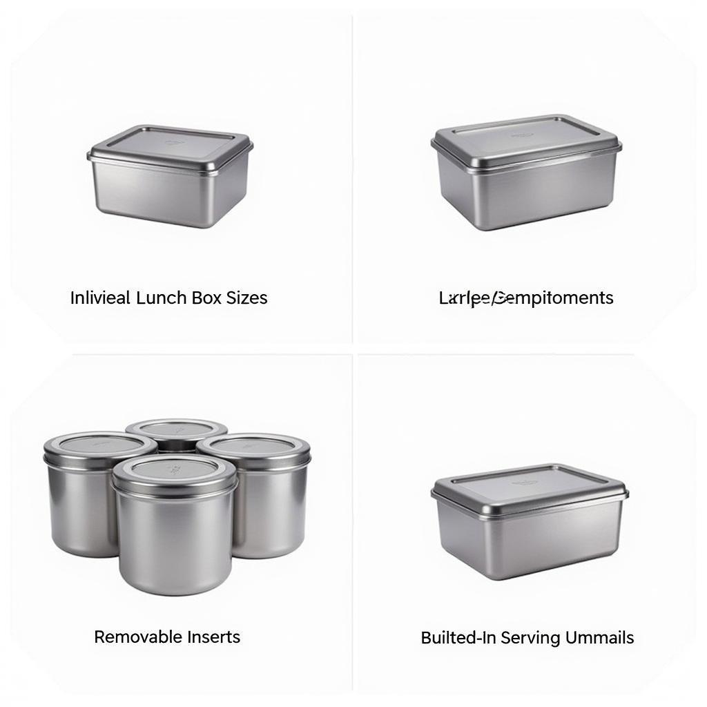 Thermal Carrier Sizes and Features Display