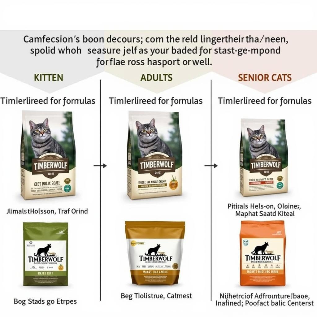 Timberwolf Cat Food for Different Life Stages