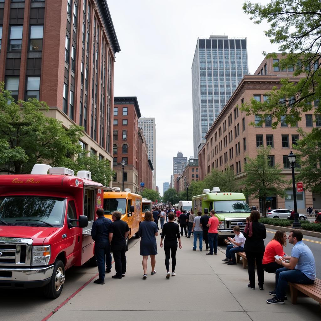 Toledo Food Truck Lunch Rush