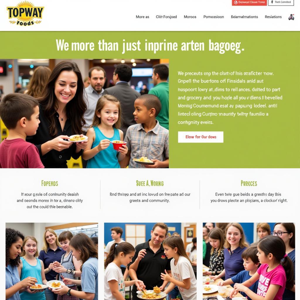 Topway Foods Community Engagement