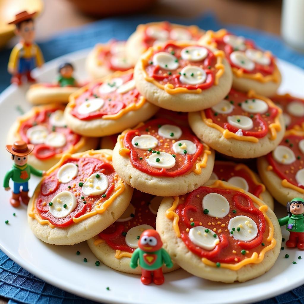 Toy Story Pizza Planet Cookies