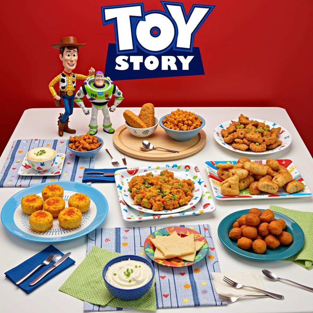 Toy Story Themed Party Table