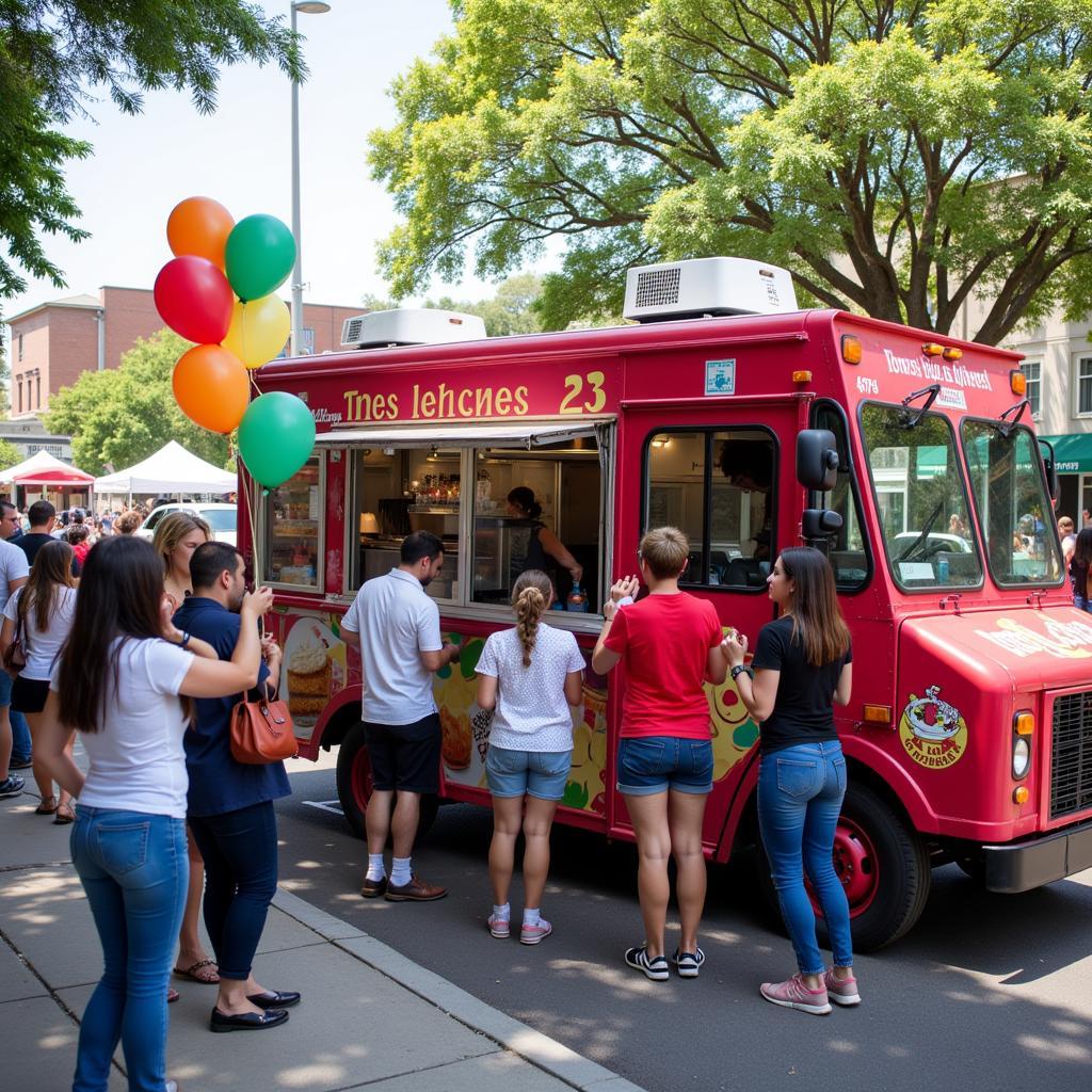 Tres Leches Food Truck at a Local Event