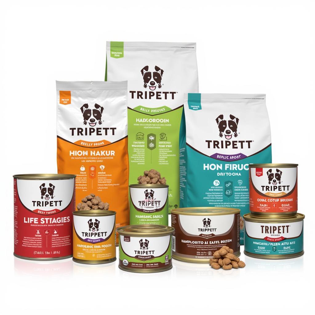 Different Types of Trippett Dog Food