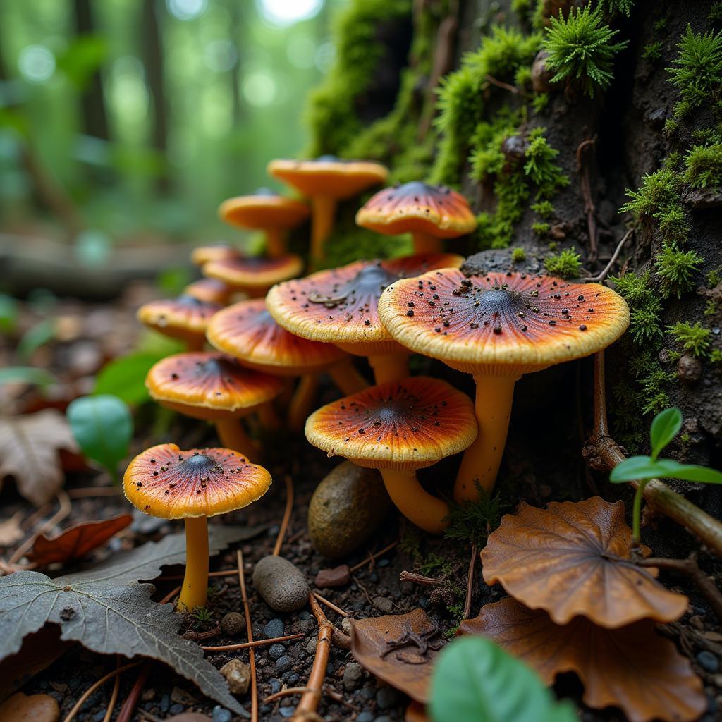 Tropical Rainforest Decomposers: Fungi and Bacteria