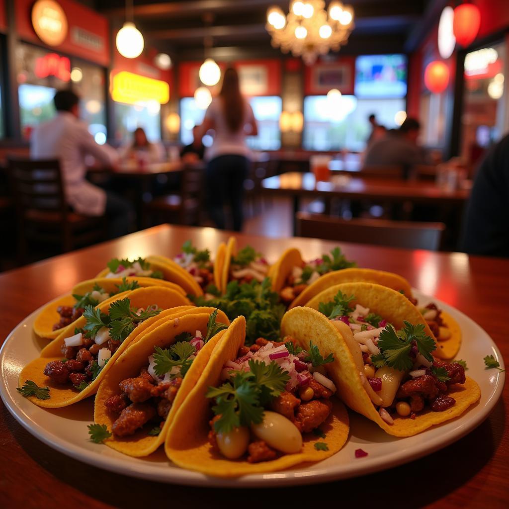 Tacos overflowing with flavorful fillings on a Tuesday night in Tampa