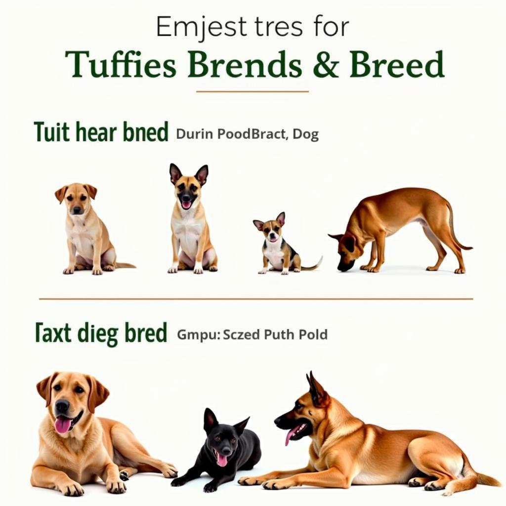 Tuffies Dog Food for Different Breeds