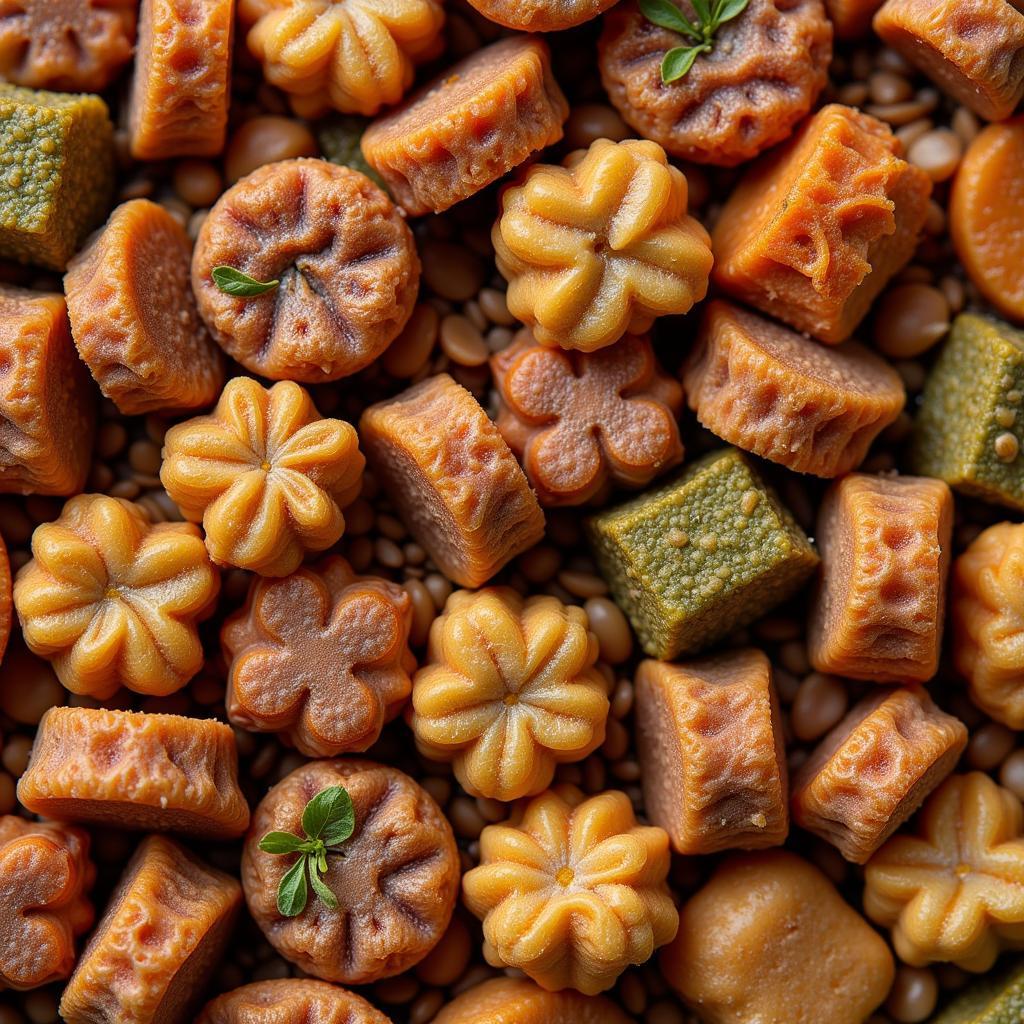 Tuffies Dog Food Ingredients Close-up