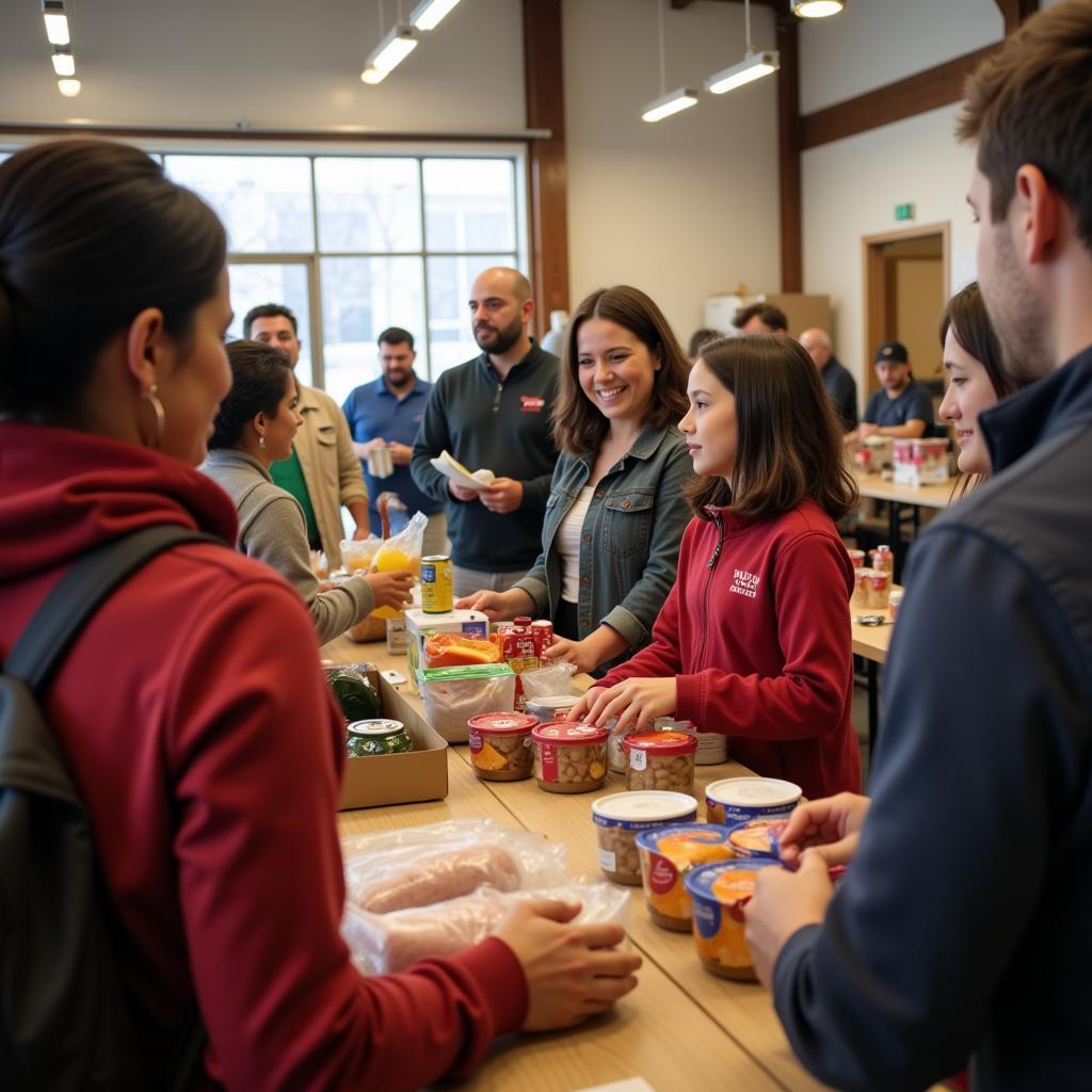 Families Receiving Food at a Tulsa Pantry