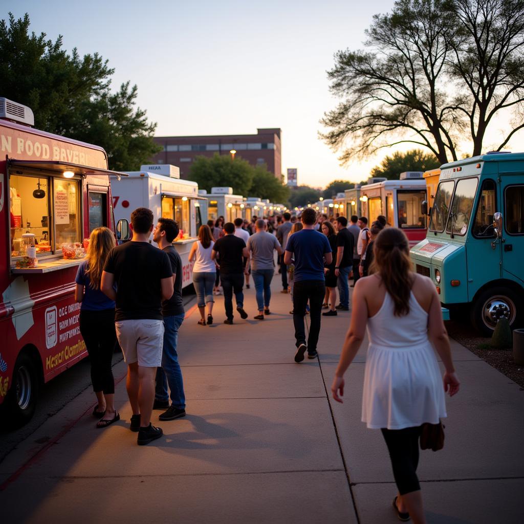 The Vibrant Atmosphere of Tulsa's Food Truck Scene