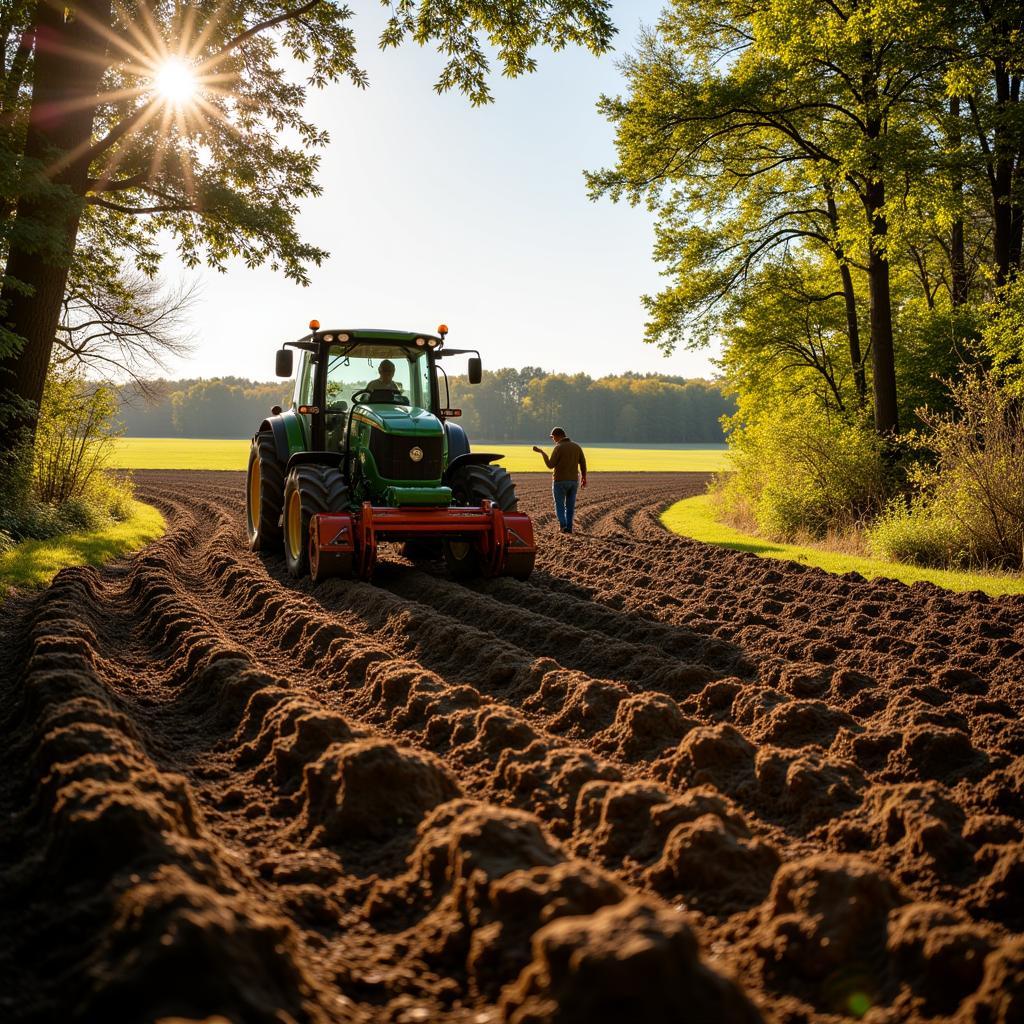 Preparing a Food Plot for Turkeys