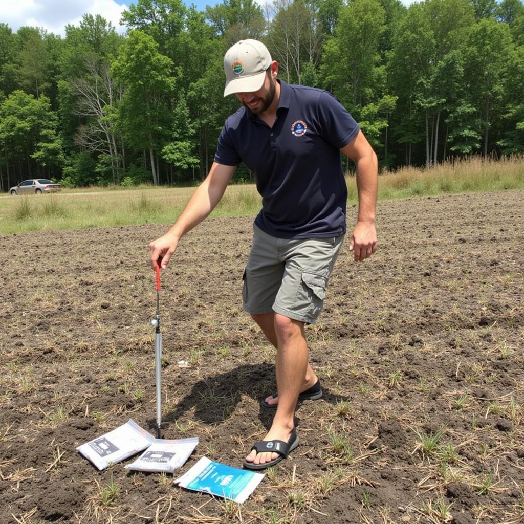 Soil Testing for Turkey Food Plot