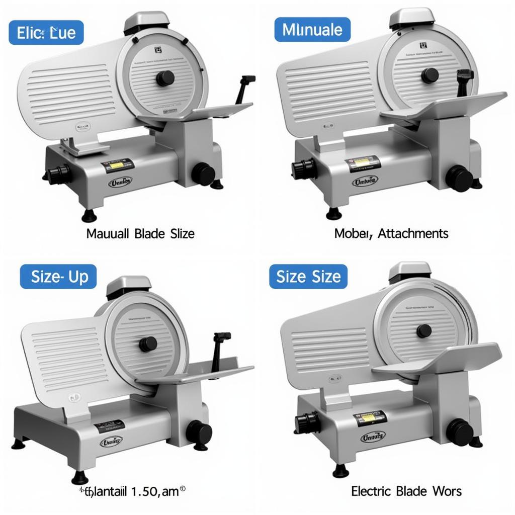 Univex Food Slicer Models Comparison