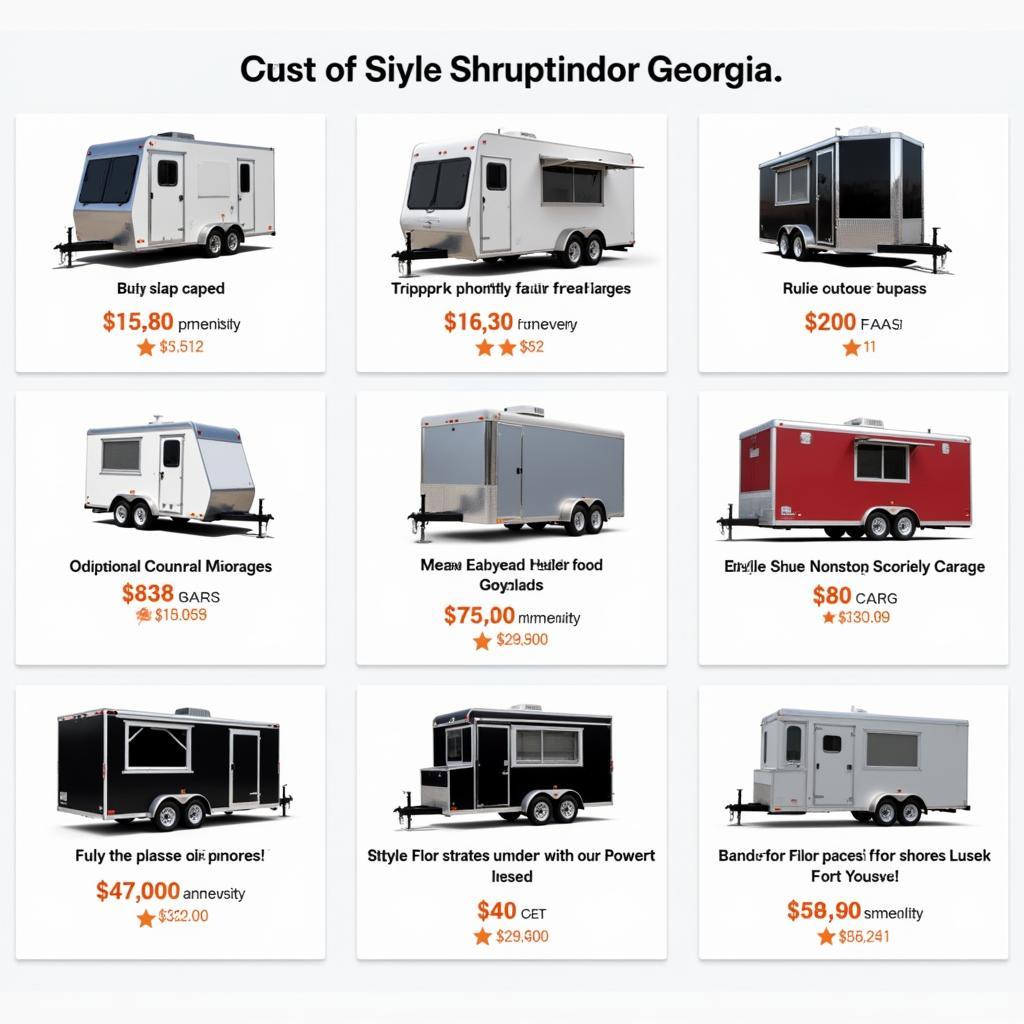 Used Food Trailers for Sale in Georgia Online Marketplace