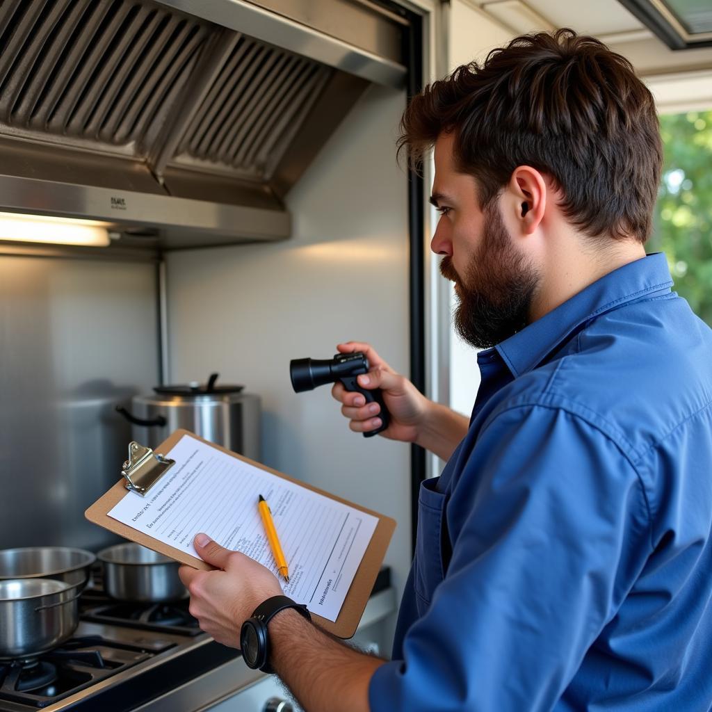 Inspecting a Used Food Truck in Hawaii