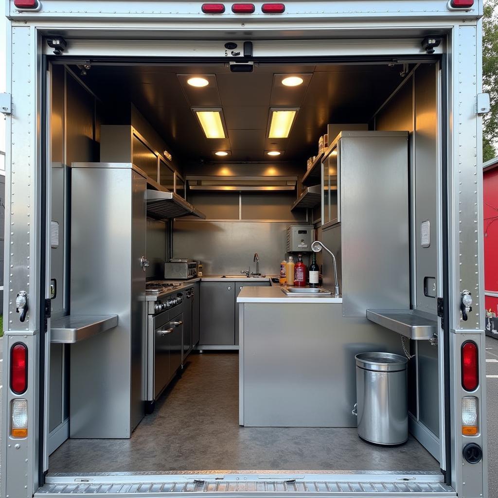 Inside a Used Food Truck