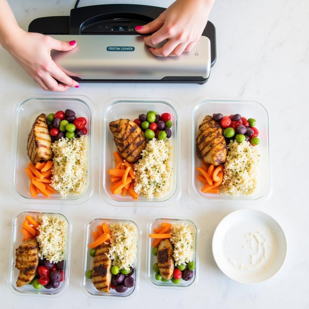 Using a Vacuum Sealer for Meal Prepping