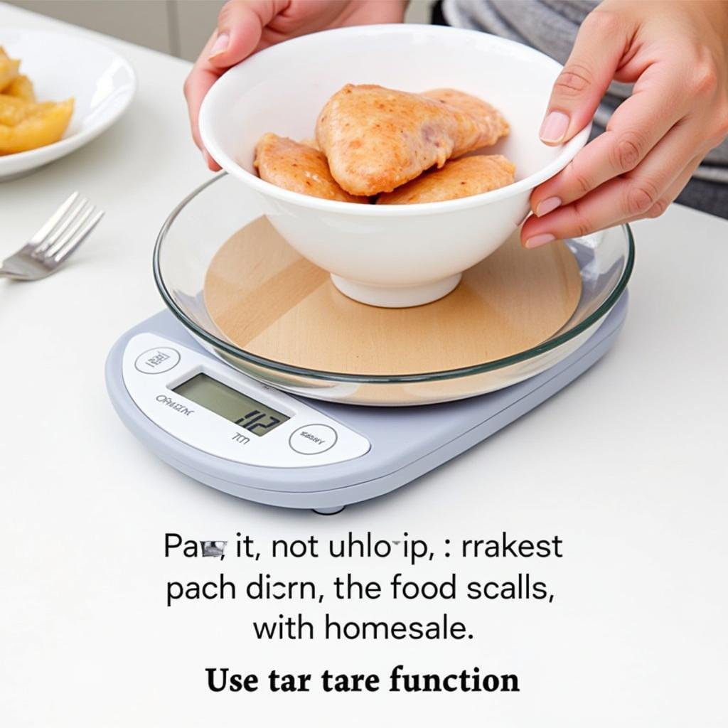 Using a diabetic food scale effectively