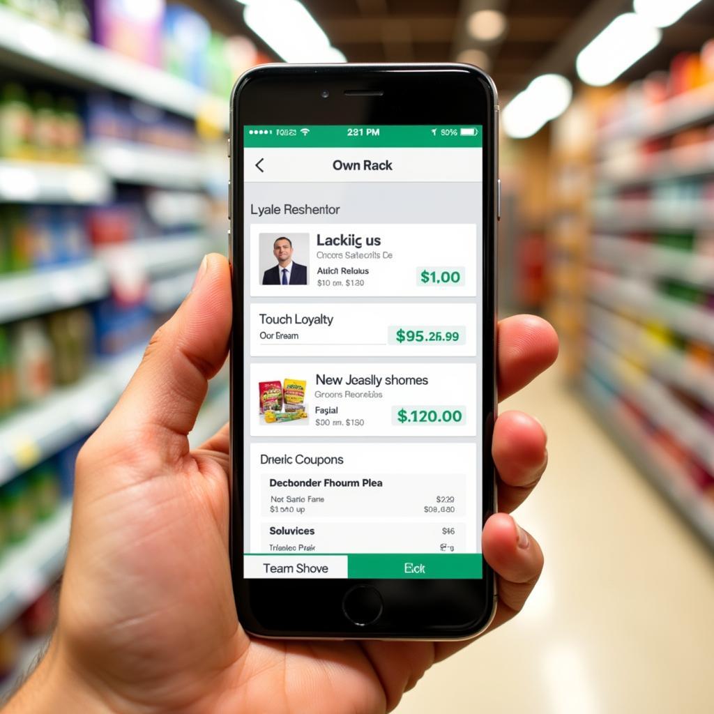 Utilizing grocery store apps for savings and rewards