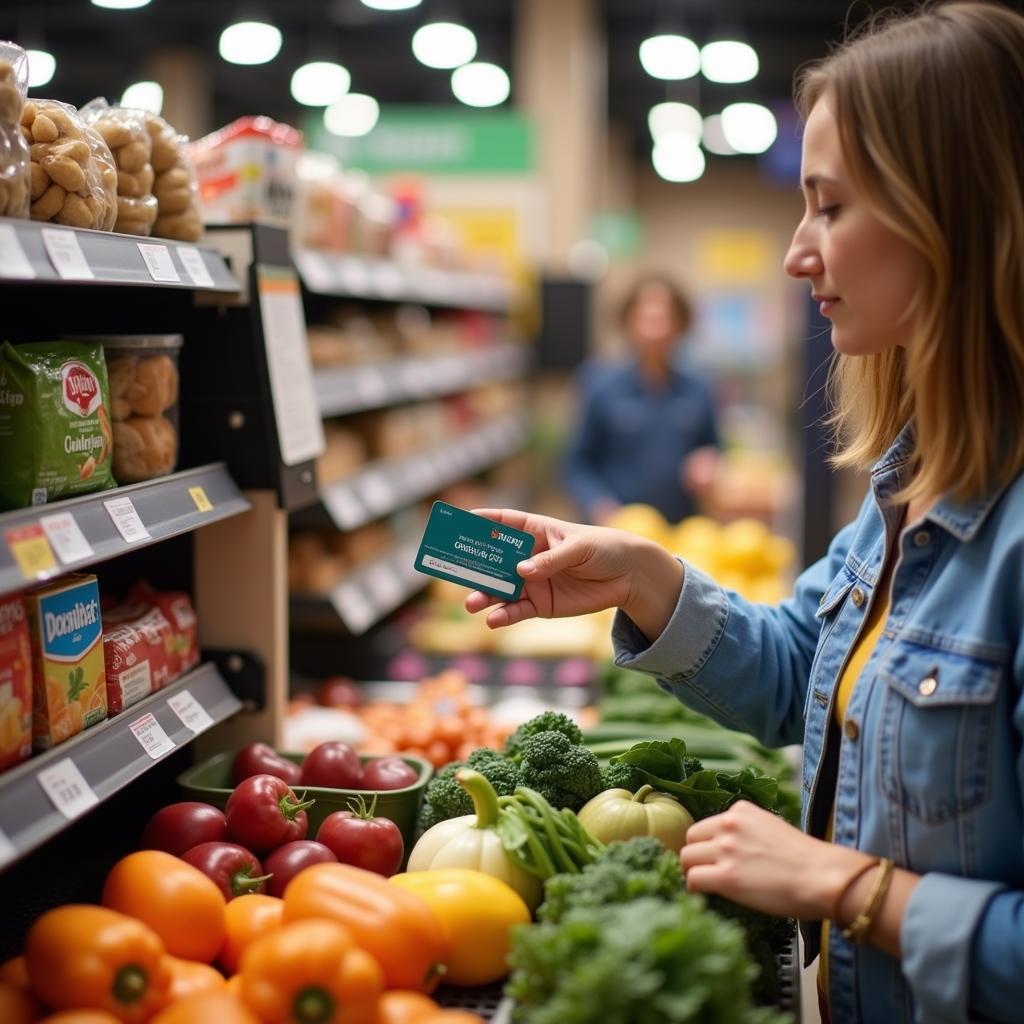 Using SNAP Benefits at the Grocery Store in Seymour