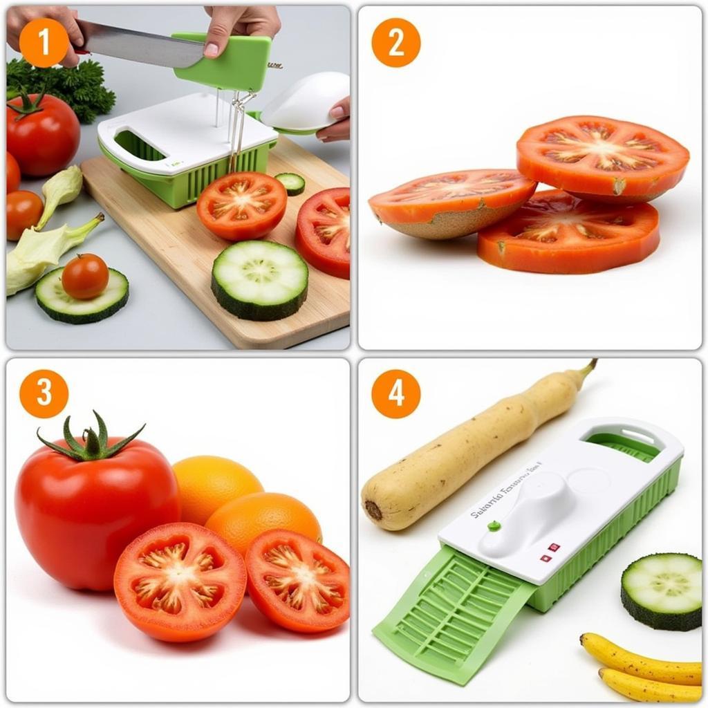 Using a Univex Food Slicer for Vegetables