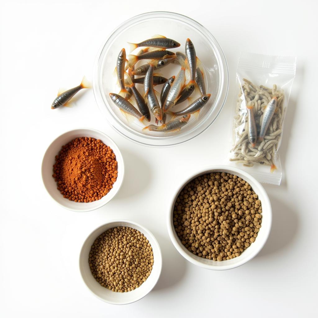 Variety of Carnivore Fish Food Options