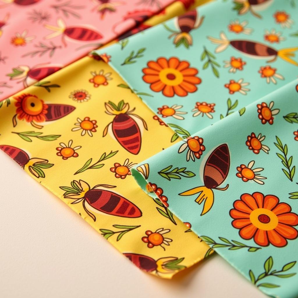 Variety of Beeswax Food Wrap Patterns