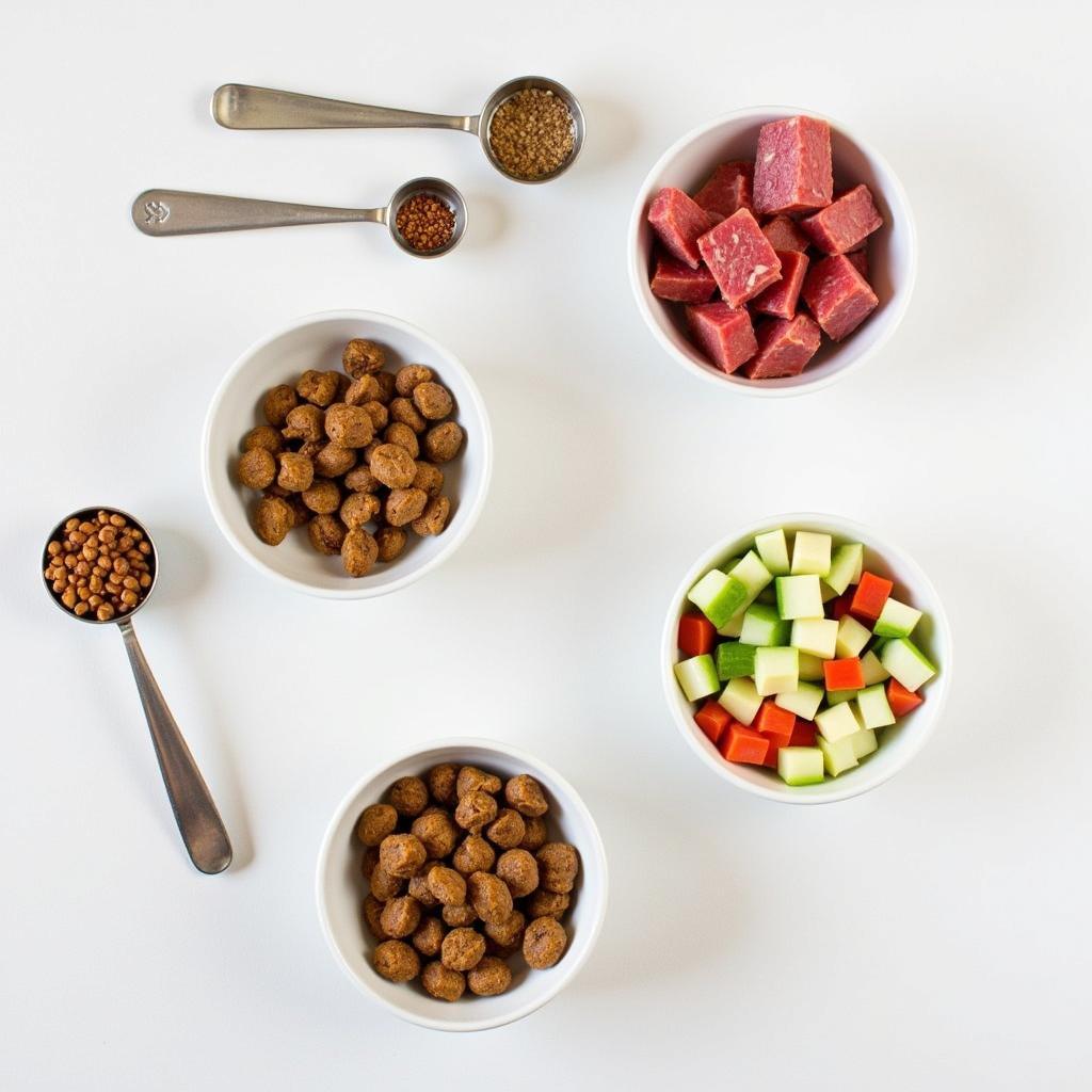 Assortment of Dog Food Toppers