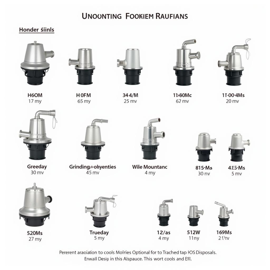 Various Food Disposal Models